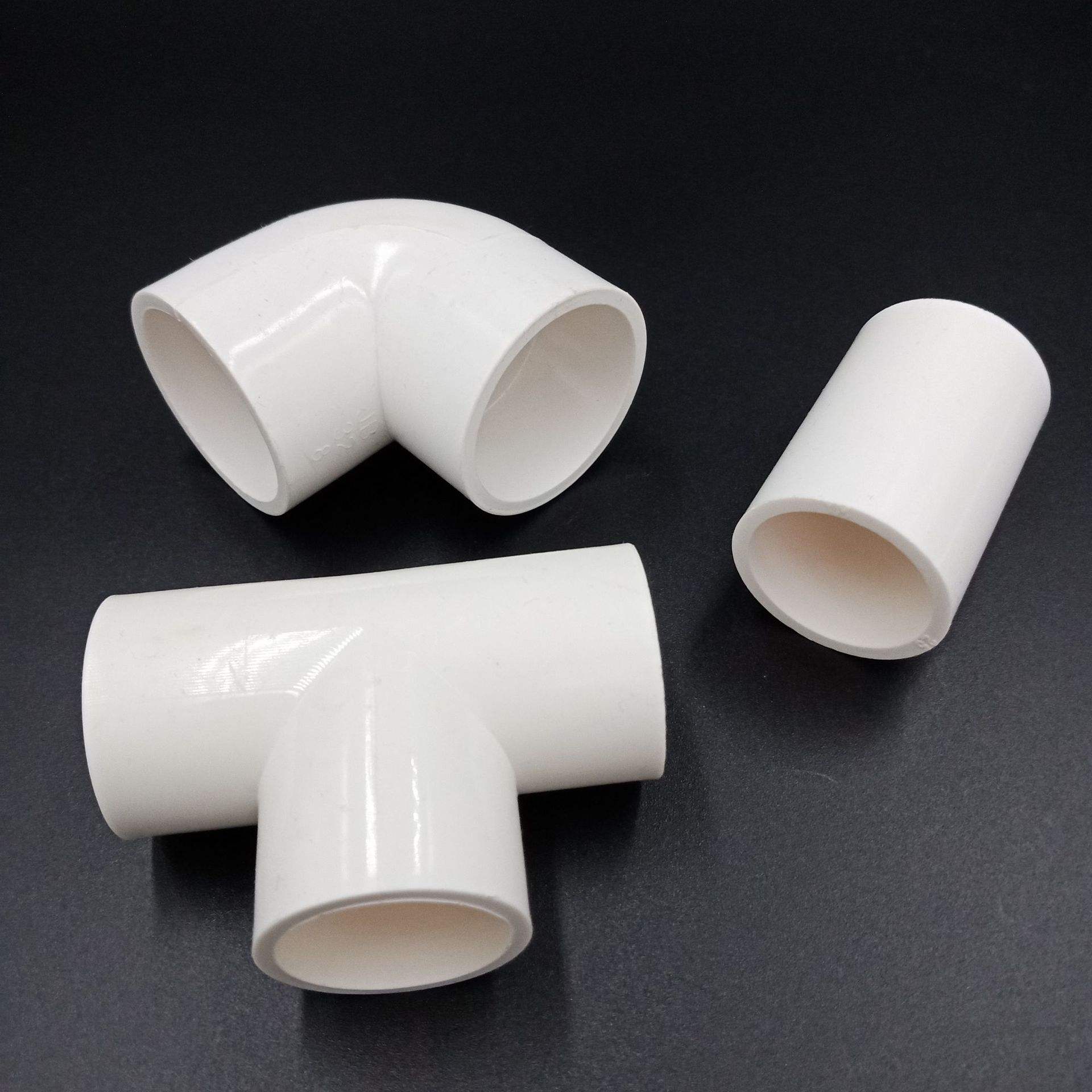 u-pvc管件pvc彎頭三通直接pvc供水管件pvc管件配件水暖塑料配件