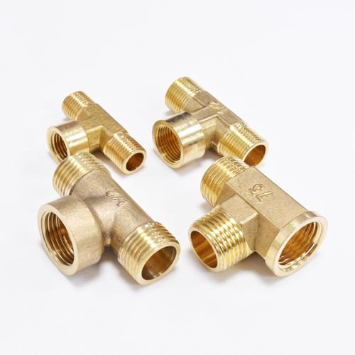 水暖管件專家 自產自銷內外牙銅三通、等徑三通與內外絲T型管件，支持來圖定制
